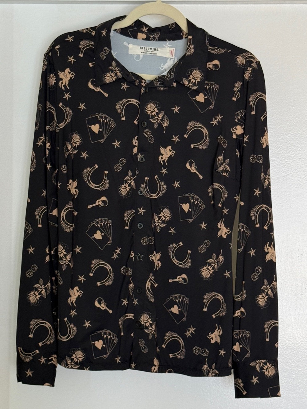 Idyllwind Women’s Sheila Long Sleeve Button Down Western Shirt Large